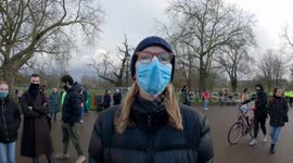 Women at Sarah Everard vigil speak out violence in at Clapham Common