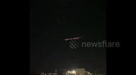 US: SpaceX Rocket Remains Blaze Across Seattle, Pacific Northwest Skies 5