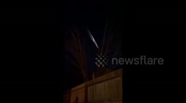 US: SpaceX Rocket Remains Blaze Across Seattle, Pacific Northwest Skies 4