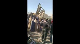 Eyewitness footage shows twisted wreckage of Eygpt train collision that killed at least 32