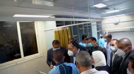 Egyptian PM visits train collision injured
