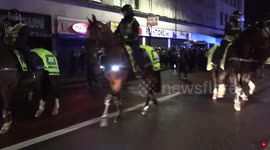 Police chase 'Kill the Bill' protesters through Cabot Circus, Bristol