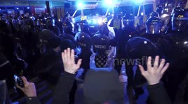 Violent clashes between police and 'Kill The Bill' protesters in Bristol on Friday night