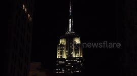 Empire State Building lights up in support of #StopAsianHate