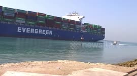 Aussie mom filmed giant Evergreen ship at Suez Canal in 2008 while on tourist trip with her son