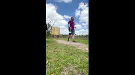 'Jaw-Dropping Axe-Throwing Trick Shot with Metal Ring is Unbelievable!'