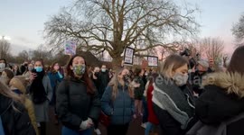 Sarah Everard Vigil | Clapham Common Bandstand - Chant