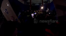 Sarah Everard Vigil | Clapham Common Bandstand - Women trap police in the bandstand