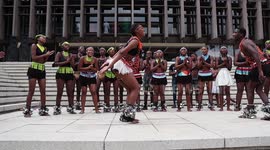 South African artists protest lack of government funding since lockdown started