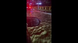 Traffic paralyzed due to heavy rains