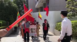 Japan: Hundreds People March In Tokyo To Protest Myanmar’s Military Coup