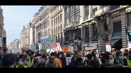Protest movement against the climate law in Paris, France