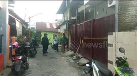 Police Seals the Home of the Suicide Bombers in the Cathedral Church