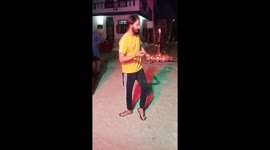 Aao Badshah Dance by Young Man With Rajasthani Women on Holi Festival in India