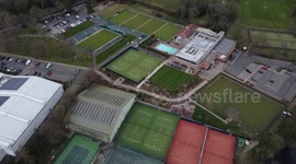 Edgbaston Priory Club opens for outdoor actvities, Birmingham, West Midlands, UK