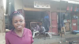 A single mother of five from Kampala, Uganda makes a living by crafting handmade shoes