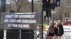 The First Legal Protest after Lockdown 3 'Rejoin the EU'