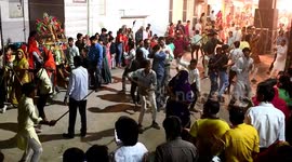 Rajasthani Ghoomer Dandiya Dance On Holi Festival In Rajasthan, India