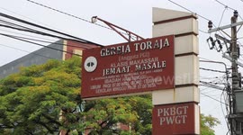 The Church in Makassar is Tightly Maintained Ahead of the Good Friday Celebration