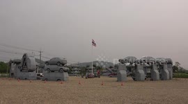 Incredible 'Carhenge' monument recreates prehistoric Stonehenge in UK