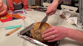 Canadian dad tries to make world's biggest Scotch egg using OSTRICH
