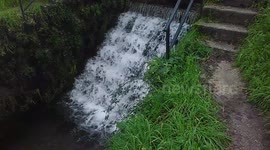 Escadas do Ribeirinho em Amarante, uma beleza relaxante numa manhã fria do mês de Dezembro.