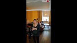 'Water Breaking Prank on Boyfriend (Hilarious Reaction)'