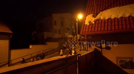 Locals take to streets to protest against COVID-19 restrictions in Romania