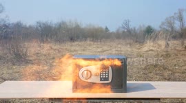 YouTuber finds out what happens when you set off fireworks inside a locked safe