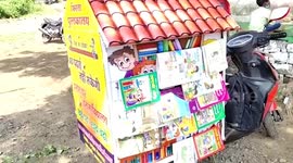 Teacher innovates school on wheels in central India