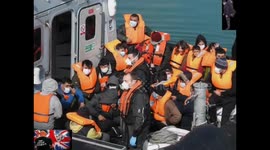 Illegal immigrants coming into Dover I'm filming every day at Dover and our borders