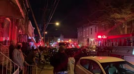 House fire in Philadelphia - Point Breeze