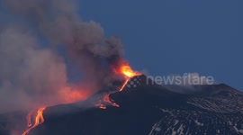 Etna Eruption 01 April 1/14