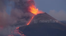 Etna Eruption 01 April 4/14