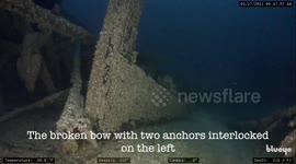 One man expedition team remotely films exploration of eerie 136-year-old shipwreck off US coast