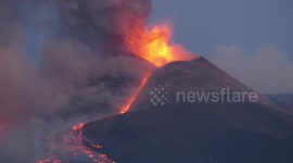 Italy's Mount Etna continues to erupt in spectacular fashion