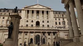 Extinction Rebellion spray oil on Bank of England