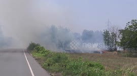 Air pollution from wildfires blankets northeastern Thailand