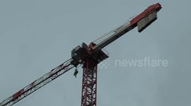 Crane protest Canning Town - Live update