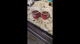 Step one of April Fools day prank.. That's NOT hot chocolate!