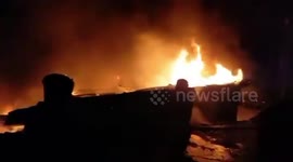 Three dead in fire at Kutupalong market in Cox’s Bazar, Bangladesh