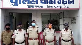 Police officials raid illegal arms factory in central India