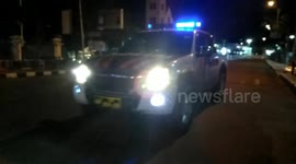 Moment of an electric short circuit when strong winds of the Rossby equatorial wave hit Indonesia