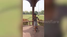8-year-old sets world record for rotating hula hoop around her waist in northern India
