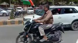 Tiranga Vehicle Rally Amid Coronavirus Pandemic In Beawar, Rajasthan, India