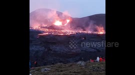 Iceland: Night Eruption Of Fagradalsfjall Volcano 2