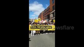 Hundreds join