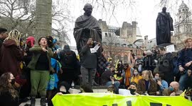 Former Labour leader Jeremy Corbyn makes speech at