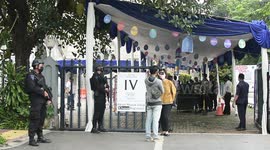 Heavy security check at church for Easter celebrations in Jakarta over fear of suicide bomb attack