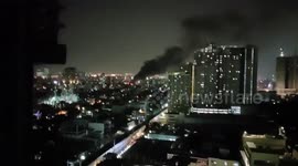 Philippines: 3 Alarm Fire In Pasay City, Metro Manila